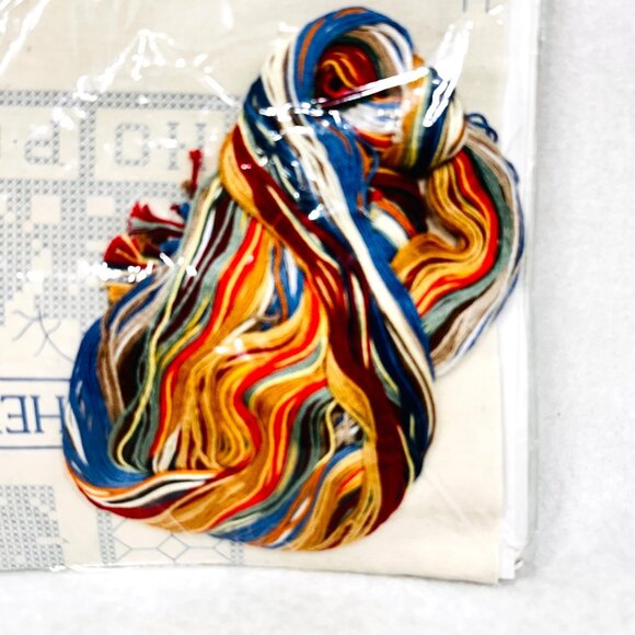 Vintage Dimensions Stamped Cross Stitch Kit "The Rooster Crows" - New/Sealed - Picture 5 of 6